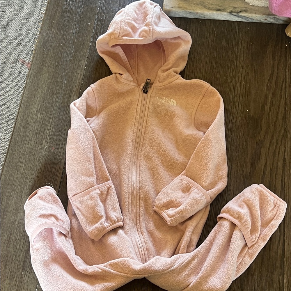 The North Face Soft Pink Kids Footie